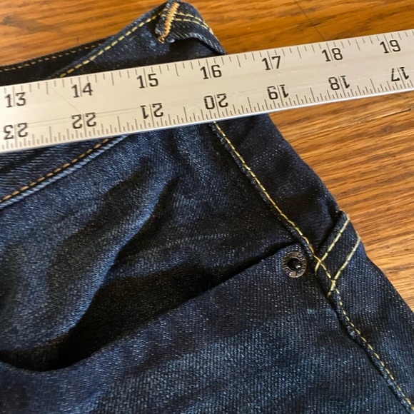 Ed Hardy Wide Loose Fit Denim Jeans Flap Pocket Vintage- size 32x34 - Picture 5 of 10